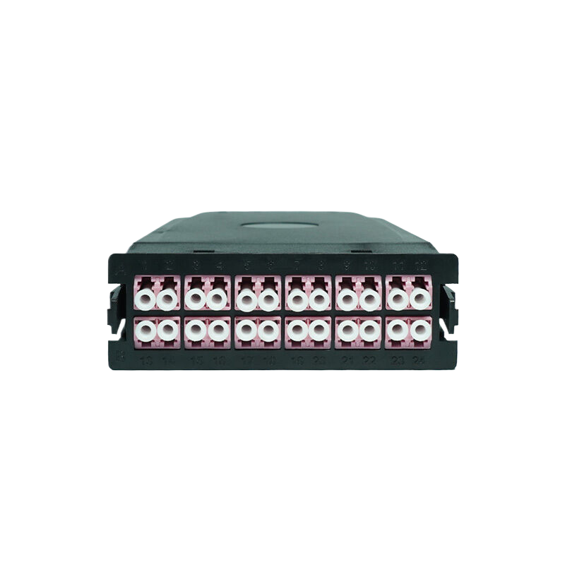 MPO/MTP®-LC配线盒，OM4多模，A极性，24芯，MPO/MTP®-24 (公) 转12xLC双工