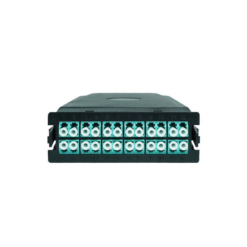 MPO/MTP®-LC配线盒，OM3多模，A极性，24芯，MPO/MTP®-24 (公) 转12xLC双工