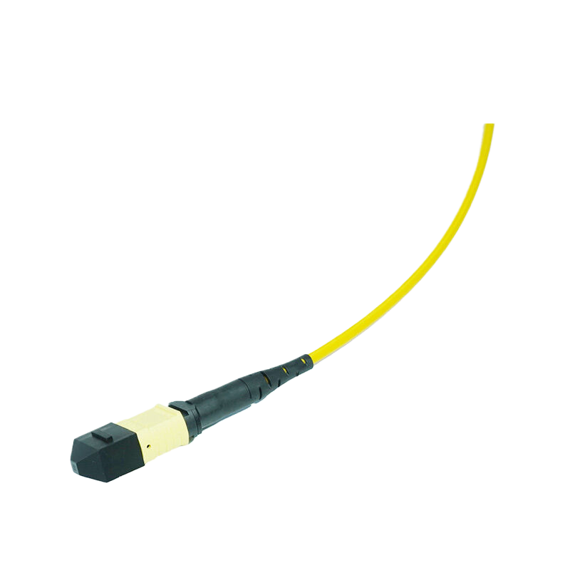 OS2 12芯 MPO/MTP® APC（母头）转12 ST单工 UPC 单模分支跳线 极性A