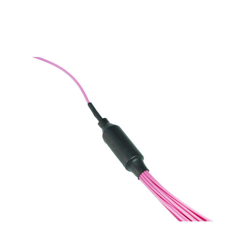 OM4 16芯MPO/MTP®-16 APC（母头）转8 SC双工 UPC 多模分支跳线 极性B