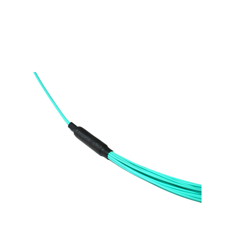 OM3 12芯MT UPC（母头）转6 LC双工 UPC 多模分支跳线 极性B