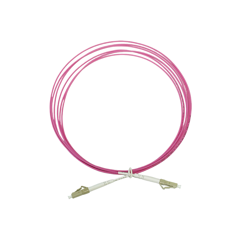OM4 LC-LC UPC单工LSZH 2.0mm光纤跳线, 3m