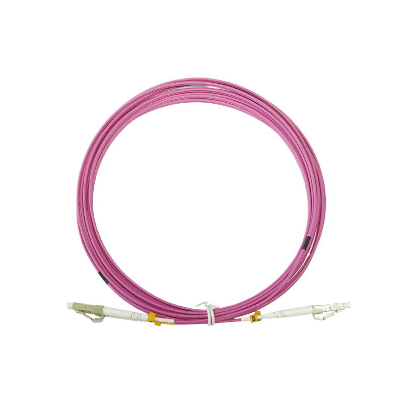 OM4 LC-LC UPC双工LSZH 2.0mm光纤跳线, 3m