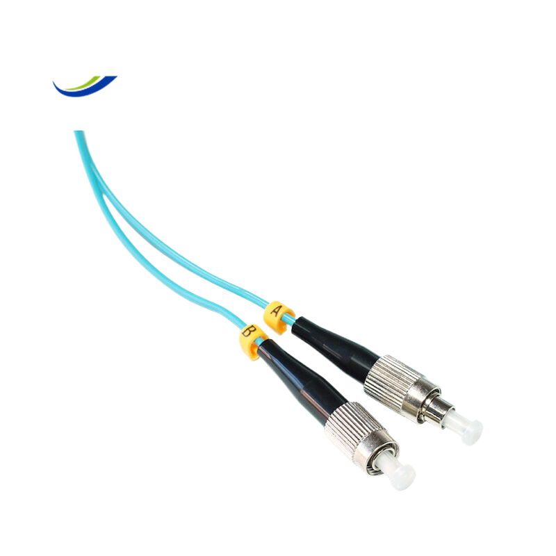 OM3 LC-FC UPC双工LSZH 3.0mm光纤跳线, 3m