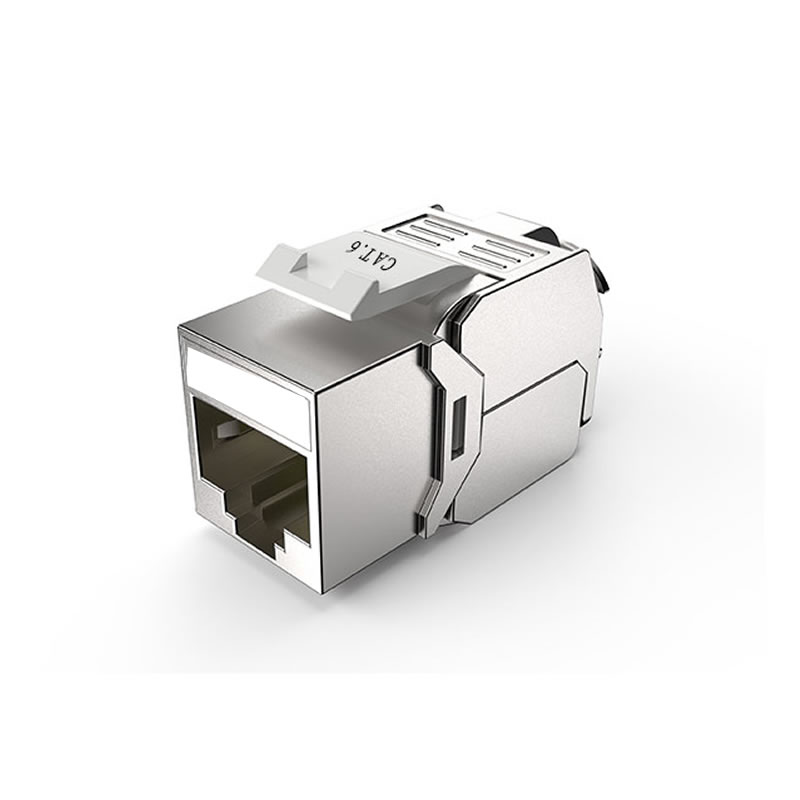 六类180度免打屏蔽模块