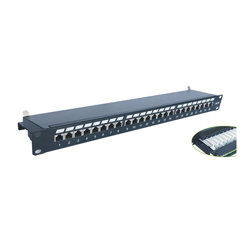 24口-屏蔽快捷式配线架